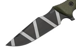 ANV Knives M311 SPELTER DLC Camo Elmax, Olive Micarta Handle, Black Kydex Sheath, Cuchillo De Supervivencia -Navaja Tienda ANVM311 008 03 anv