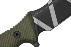 ANV Knives M311 SPELTER DLC Camo Elmax, Olive Micarta Handle, Black Kydex Sheath, Cuchillo De Supervivencia -Navaja Tienda ANVM311 008 05 anv