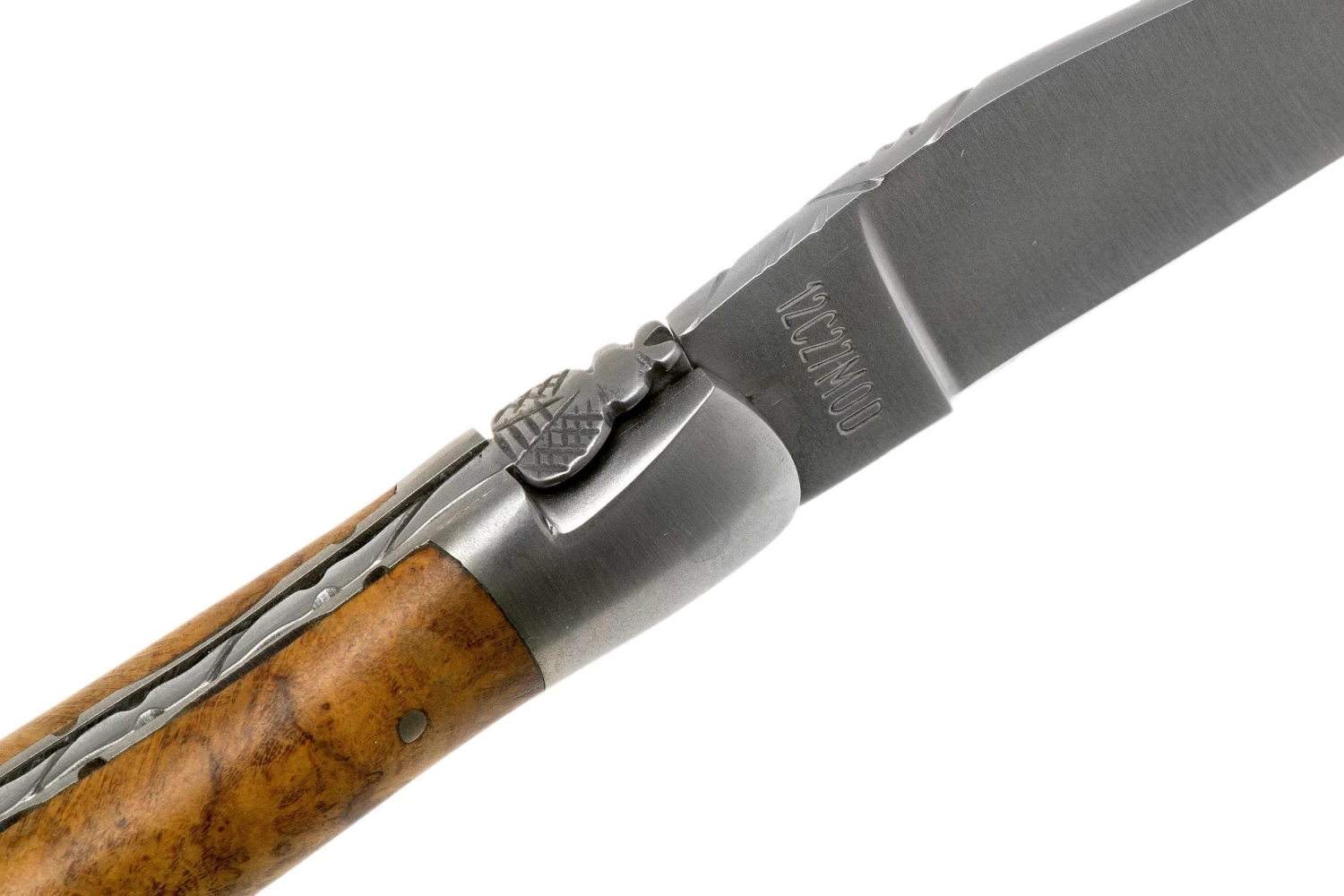 Laguiole En Aubrac 12cm De Madera De Teca Limado A Mano L0212LKH/FSB1 Navaja Laguiole 6 Laguiole En Aubrac 12cm De Madera De Teca Limado A Mano L0212LKH/FSB1 Navaja Laguiole - Imagen 6