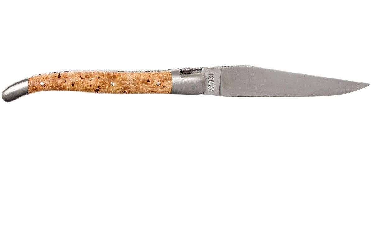 Laguiole En Aubrac 12cm Double Plates, De Madera De Castaño Limado A Mano, L0712NWI-FSB1 2 Laguiole En Aubrac 12cm Double Plates, De Madera De Castaño Limado A Mano, L0712NWI-FSB1 - Imagen 2