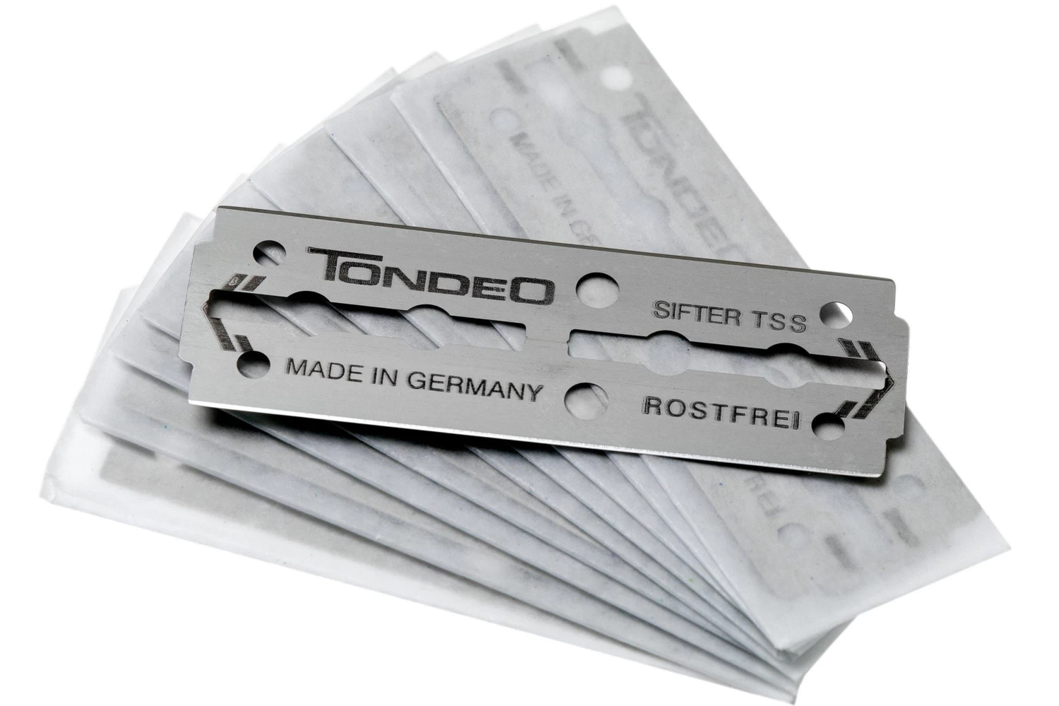 Böker Tondeo 10 TSS 3 Double Razor Blades, Hojas De Afeitar 1 Böker Tondeo 10 TSS 3 Double Razor Blades, Hojas De Afeitar