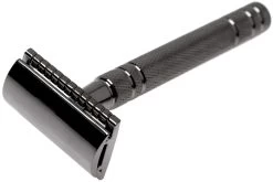 Böker Safety Razor Boraso Gunmetal Grey 04BO223 Maquinilla De Afeitar Clásica, Gris