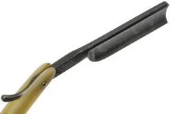 Böker Manufaktur Damascus Horn Navaja De Afeitar 140623DAM -Navaja Tienda BO140623DAM 05 boker