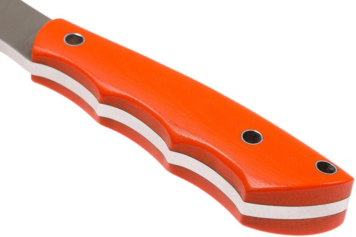Bark River Mini Canadian A2, Blaze Orange G10, Hollow Pins, Funda Negra 4 Bark River Mini Canadian A2, Blaze Orange G10, Hollow Pins, Funda Negra - Imagen 4
