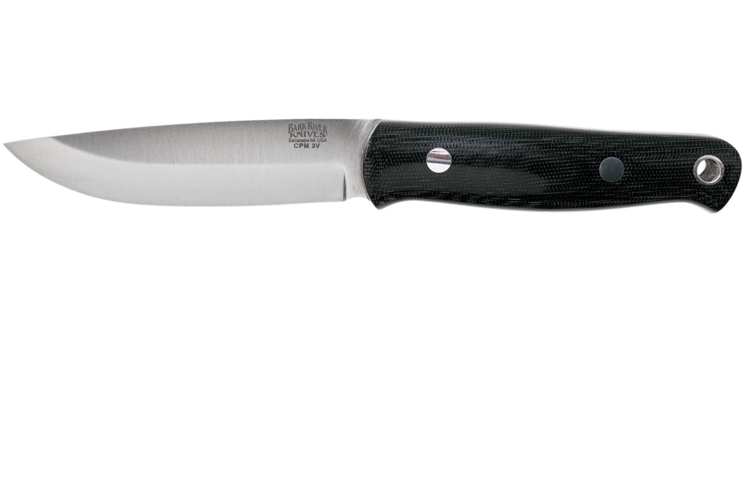 Bark River Bushcrafter II CPM 3V Black Canvas Micarta Cuchillo Bushcraft 1 Bark River Bushcrafter II CPM 3V Black Canvas Micarta Cuchillo Bushcraft