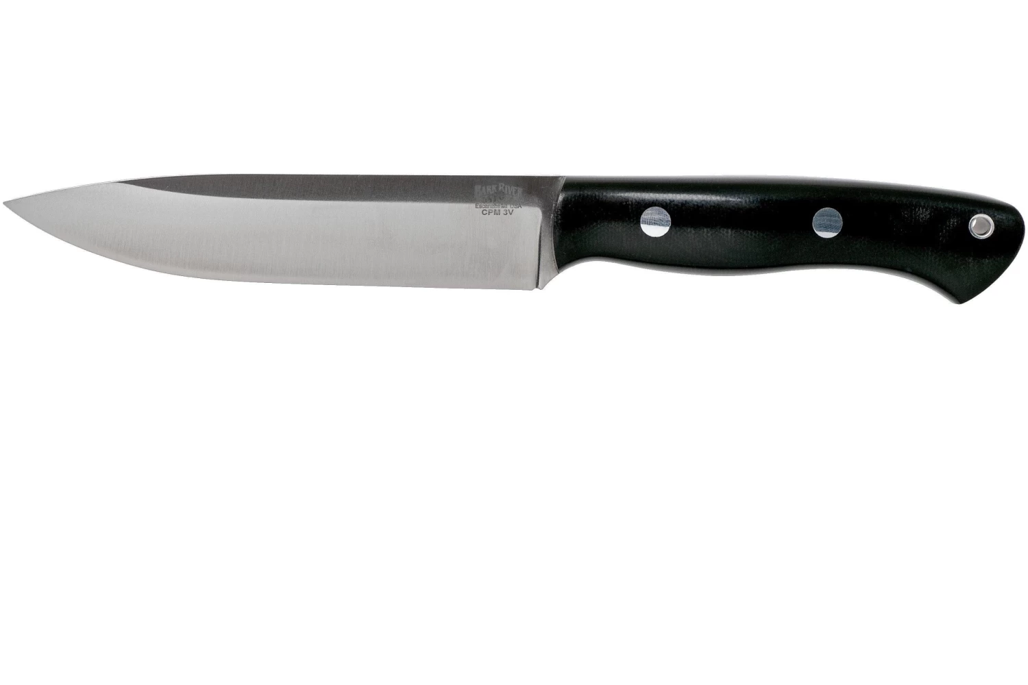 Bark River Aurora II CPM 3V, Black Canvas Micarta Cuchillo Bushcraft 1 Bark River Aurora II CPM 3V, Black Canvas Micarta Cuchillo Bushcraft