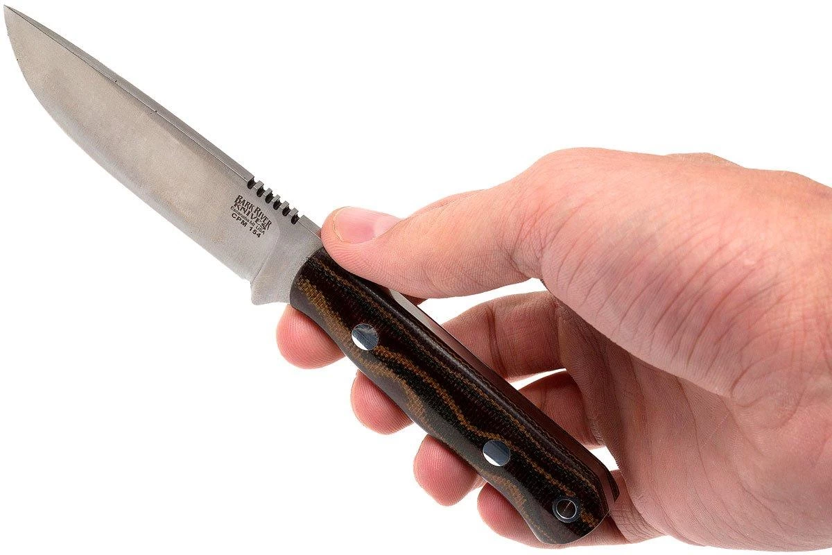 Bark River Bravo Necker II CPM 154CM, Burgundy Snakeskin Micarta 6 Bark River Bravo Necker II CPM 154CM, Burgundy Snakeskin Micarta - Imagen 6