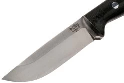Bark River Bravo 1.2 A2 Black Canvas Micarta Rampless Cuchillo De Exterior -Navaja Tienda BRK07 115BCMR 03 bark river knives
