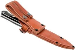 Bark River Bravo 1 LT CPM 3V, Black Canvas Micarta, Funda Marrón -Navaja Tienda BRK07 126BRKC 08 bark river v2018