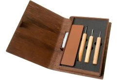 BeaverCraft Geometric Wood Carving Set S05 Juego De Talla De Madera Con Libro De Almacenamiento De Madera -Navaja Tienda BVS05BOOK 03 beavercraft