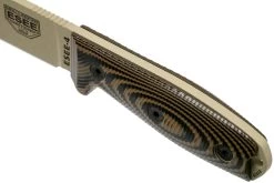 ESEE Model 4 Desert Tan Blade 3D Coyote-Black G10 Cuchillo De Supervivencia 4PDT-005 Funda Negra + Clip Para Cinturón -Navaja Tienda EE 4PDT 005 05 esee knives