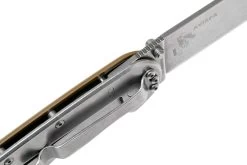 ESEE Avispa Navaja, Stonewashed D2 Blade, Coyote Brown Handle BRK1302CB -Navaja Tienda EE AVISPA CB D2 06 esee knives