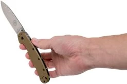 ESEE Avispa Navaja, Stonewashed D2 Blade, Coyote Brown Handle BRK1302CB -Navaja Tienda EE AVISPA CB D2 08 esee knives