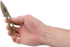 ESEE Candiru Dark Earth CAN-DE Cuchillo De Cuello Con Funda Negra + Clip De Cinturón -Navaja Tienda EE CAN DE 05 esee knives v201901