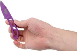 ESEE Candiru Purple CAN-PURP Cuchillo De Cuello Con Funda Blanca + Clip De Cinturón -Navaja Tienda EE CAN PURP 05 esee knives v201901