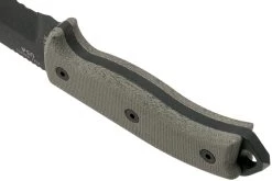 ESEE Model 5 Tactical Gunsmoke, Desert Tan Handle 5S-TG Con Funda Kydex + Clip De Cinturón -Navaja Tienda EE ESEE 5S TG 04 esee knives