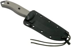 ESEE Model 5 Tactical Gunsmoke, Desert Tan Handle 5S-TG Con Funda Kydex + Clip De Cinturón -Navaja Tienda EE ESEE 5S TG 07 esee knives