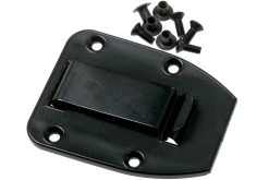 ESEE Izula Black Oxide IZULA-BBO Cuchillo De Cuello Con Funda Negra + Clip De Cinturón -Navaja Tienda EE IZULA BBO 06 esee knives