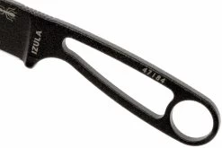 ESEE Izula Black IZULA-B Cuchillo De Cuello Con Funda Negra + Clip De Cinturón -Navaja Tienda EE IZULA B 05 esee knives izula black ee izula b d3