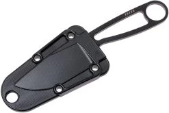 ESEE Izula Black IZULA-B Cuchillo De Cuello Con Funda Negra + Clip De Cinturón -Navaja Tienda EE IZULA B 07 esee knives izula black ee izula b 05
