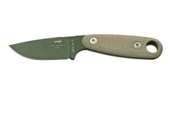 ESEE Izula II OD Green IZULA-II-OD Cuchillo De Supervivencia Con Funda Negra + Clip De Cinturón