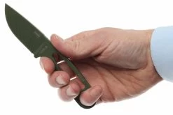 ESEE Izula OD Green IZULA-OD Cuchillo De Cuello Con Funda Negra + Clip De Cinturón -Navaja Tienda EE IZULA OD 04 esee knives izula olive drab ee izula od d4