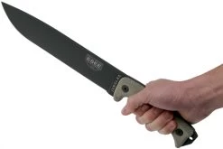 ESEE Junglas Tactical Gunsmoke Cuchillo De Supervivencia, Funda Kydex, Compatible Con MOLLE -Navaja Tienda EE JUNGLAS TG 06 esee knives