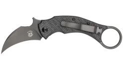 Fox Knives Black Bird FX-591TICB Cuchillo Karambit, Diseño Bastinelli