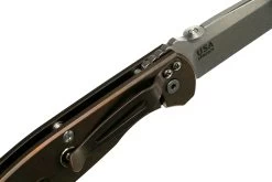 Rick Hinderer Firetac Spanto Stonewash, Bronze Black G10, Navaja -Navaja Tienda HRK FT SP SWBR BK 06 hinderer