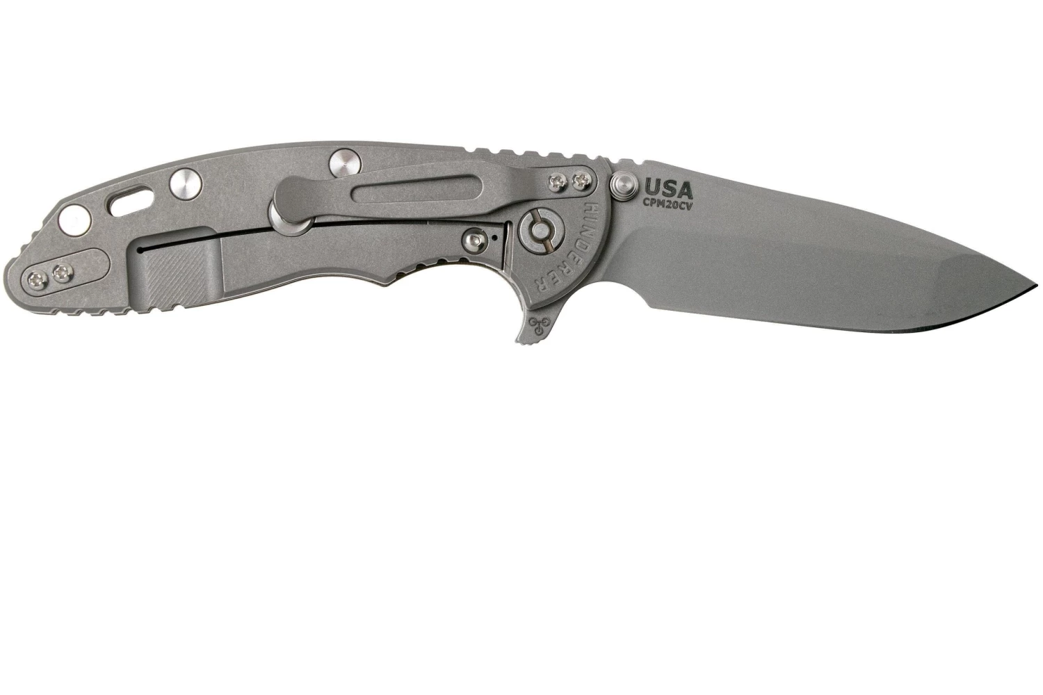 Rick Hinderer XM-18 3.5 Spanto 20CV, Working Finish, OD Green G10 Navaja" 2 Rick Hinderer XM-18 3.5 Spanto 20CV, Working Finish, OD Green G10 Navaja" - Imagen 2