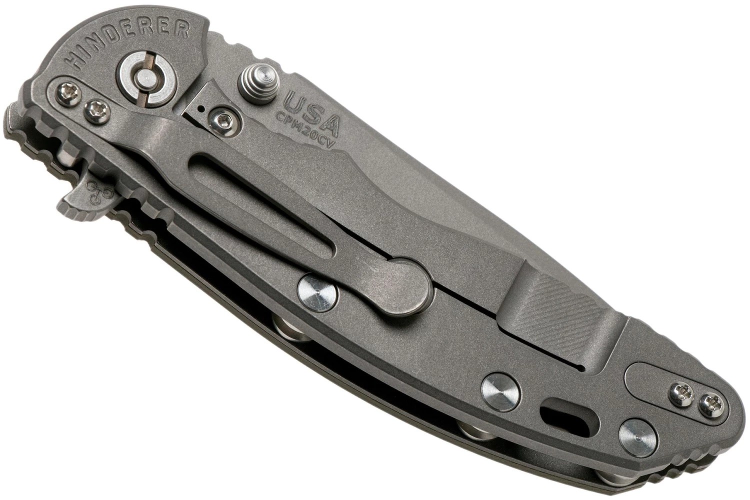 Rick Hinderer XM-18 3.5 Spanto 20CV, Working Finish, OD Green G10 Navaja" 4 Rick Hinderer XM-18 3.5 Spanto 20CV, Working Finish, OD Green G10 Navaja" - Imagen 4