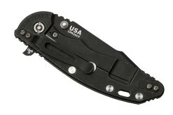 Rick Hinderer XM-18 3.5” Skinny Harpoon Spanto, Battle Black, Blue Black G10, Navaja -Navaja Tienda HRK XM1835 SHP BBL L 04 hinderer