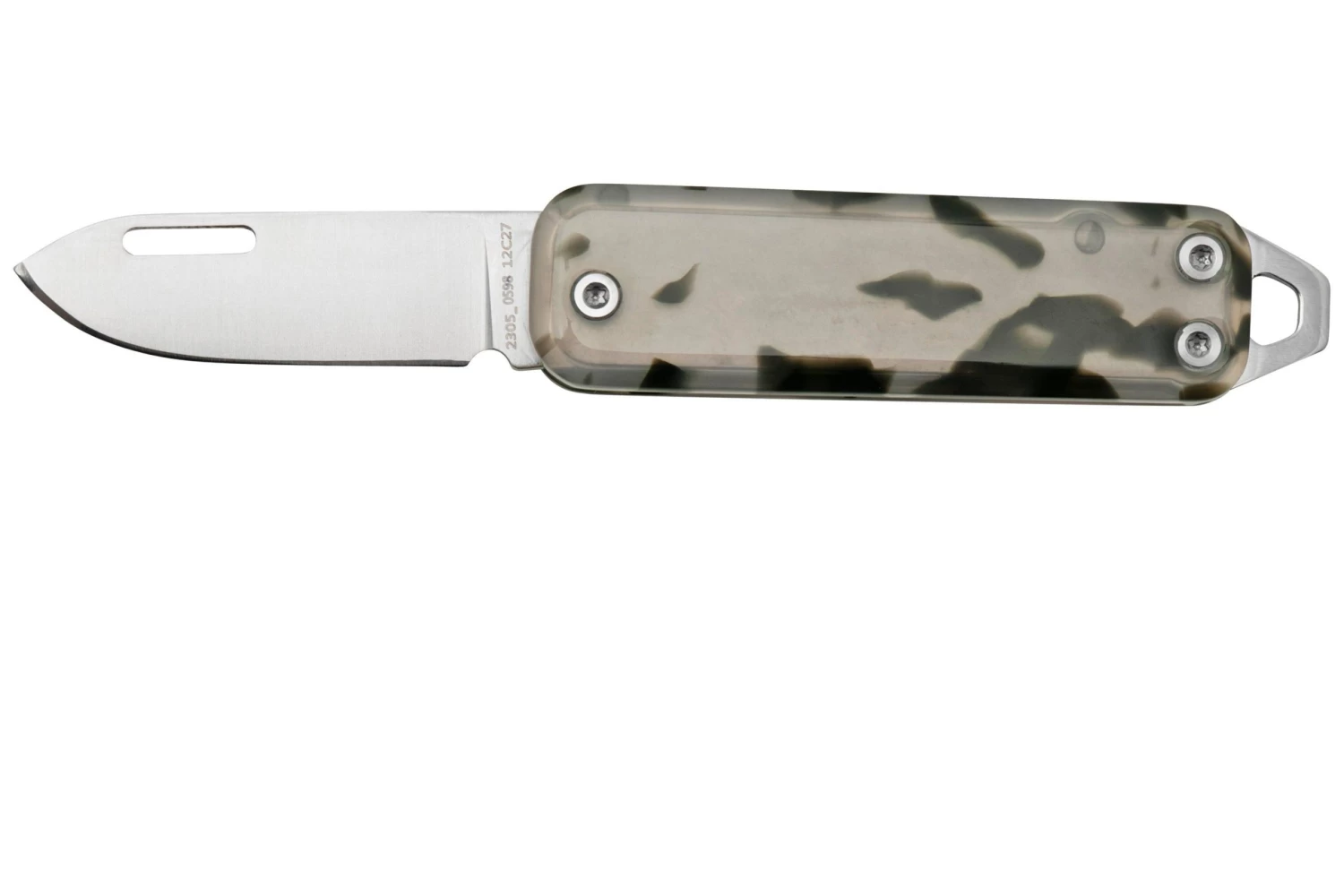 The James Brand The Elko KN117203-00 Smokey Tortoise Acetate, Stainless Steel, Knivesandtools Exclusive Navaja 2 The James Brand The Elko KN117203-00 Smokey Tortoise Acetate, Stainless Steel, Knivesandtools Exclusive Navaja - Imagen 2