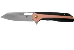Kansept Shard K1006A7 Black Titanium, Copper Inlay Navaja, Kim Ning Design