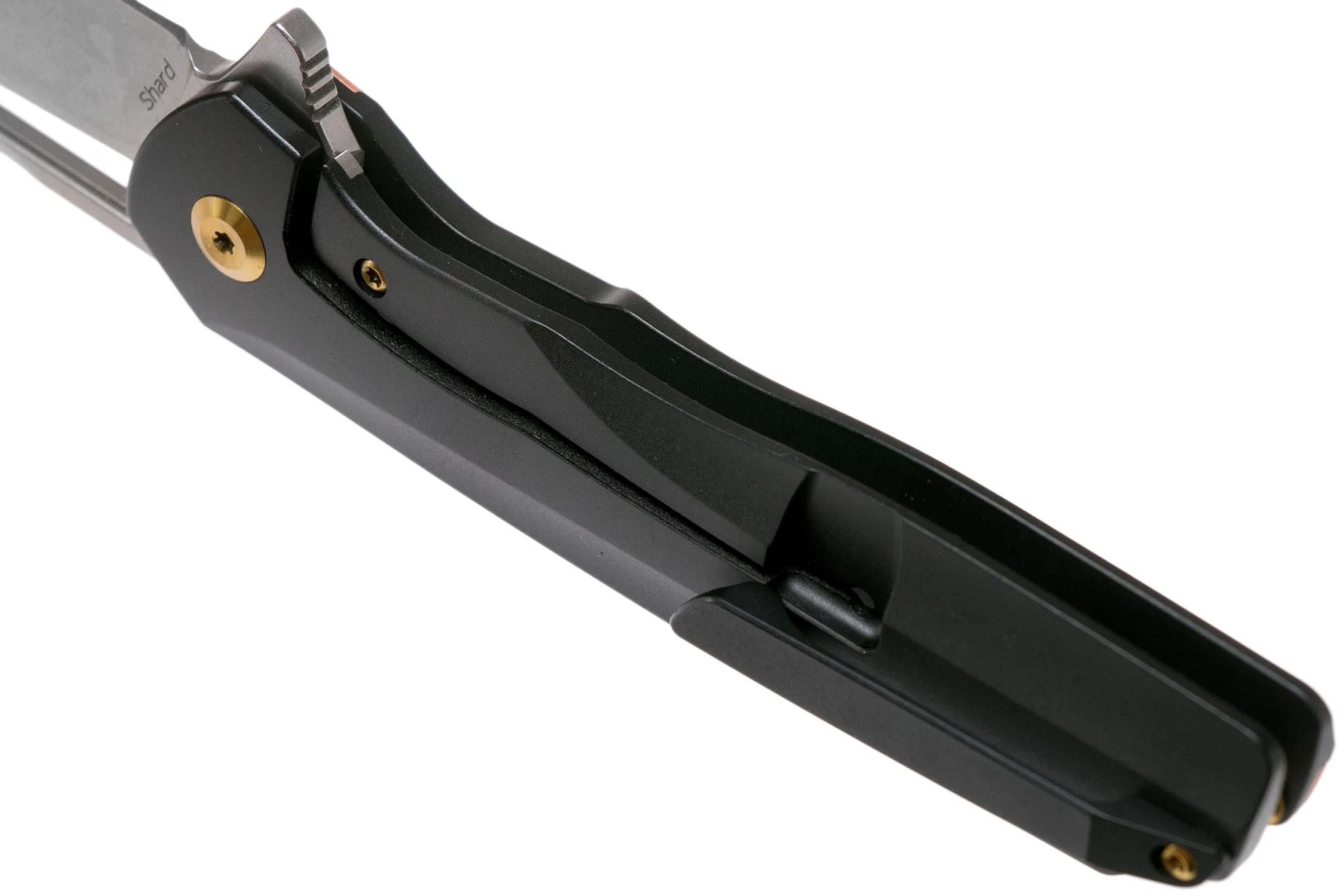 Kansept Shard K1006A7 Black Titanium, Copper Inlay Navaja, Kim Ning Design 5 Kansept Shard K1006A7 Black Titanium, Copper Inlay Navaja, Kim Ning Design - Imagen 5