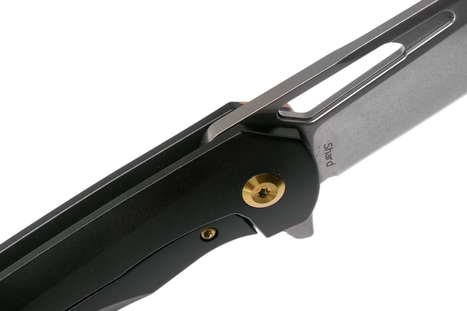 Kansept Shard K1006A7 Black Titanium, Copper Inlay Navaja, Kim Ning Design 6 Kansept Shard K1006A7 Black Titanium, Copper Inlay Navaja, Kim Ning Design - Imagen 6