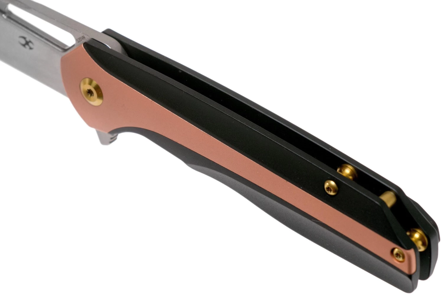 Kansept Shard K1006A7 Black Titanium, Copper Inlay Navaja, Kim Ning Design 7 Kansept Shard K1006A7 Black Titanium, Copper Inlay Navaja, Kim Ning Design - Imagen 7