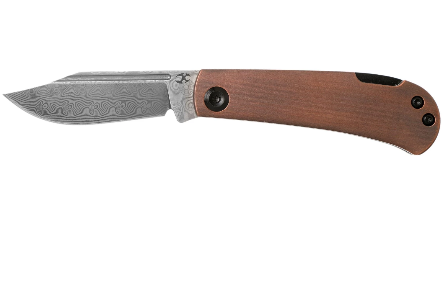 Kansept Wedge K2026BC1 Damascus, Red Copper Navaja, Diseño Nick Swan 1 Kansept Wedge K2026BC1 Damascus, Red Copper Navaja, Diseño Nick Swan