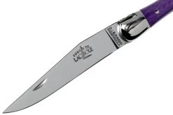 Forge Laguiole 129INTCVIOBRI 9cm, Violet Micarta, Navaja Laguiole -Navaja Tienda LA129INTCVIOBRI 03 forge de laguiole