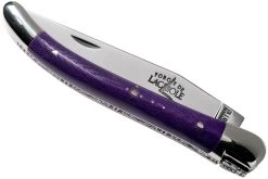 Forge Laguiole 129INTCVIOBRI 9cm, Violet Micarta, Navaja Laguiole -Navaja Tienda LA129INTCVIOBRI 04 forge de laguiole