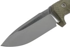 LionSteel T5-CVG Green Canvas Micarta Satin Cuchillo Fijo -Navaja Tienda LI T5 CVG 03 lionsteel