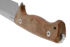 Lionsteel T6 Satin, Natural Canvas Micarta T6-CVN Cuchillo Fijo -Navaja Tienda LI T6 CVN 04 lionsteel