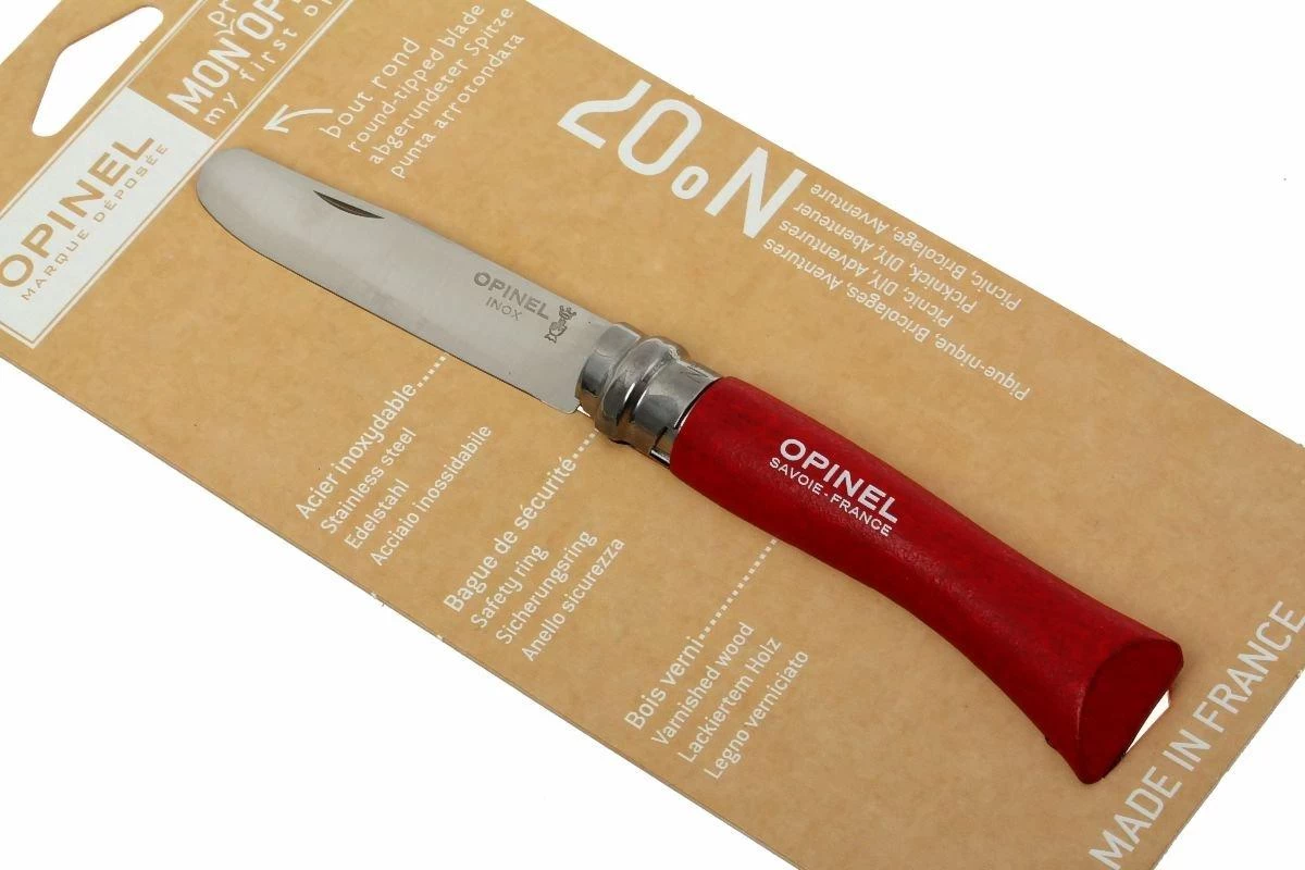 Opinel 'My First Opinel' Red, Navaja Para Niños 6 Opinel 'My First Opinel' Red, Navaja Para Niños - Imagen 6