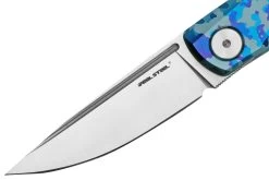 Real Steel Luna, Titanium Blue Camo 7001TC-BC Navaja Slipjoint -Navaja Tienda RL7001TC BC 03 realsteel