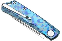 Real Steel Luna, Titanium Blue Camo 7001TC-BC Navaja Slipjoint -Navaja Tienda RL7001TC BC 04 realsteel