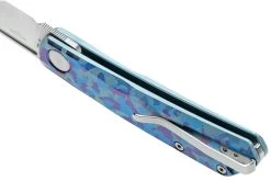 Real Steel Luna, Titanium Blue Camo 7001TC-BC Navaja Slipjoint -Navaja Tienda RL7001TC BC 05 realsteel