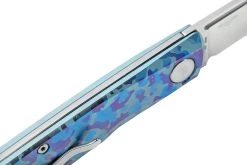 Real Steel Luna, Titanium Blue Camo 7001TC-BC Navaja Slipjoint -Navaja Tienda RL7001TC BC 06 realsteel