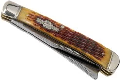 Rough Ryder Razor Trapper Amber Bone RR072 Navaja Slipjoint -Navaja Tienda RY072 04 rough ryder