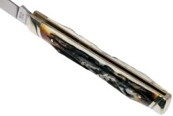 Rough Ryder Doctors Knife Cinnamon Stag RR2158 Damascus Navaja Slipjoint -Navaja Tienda RY2158 05 rough ryder