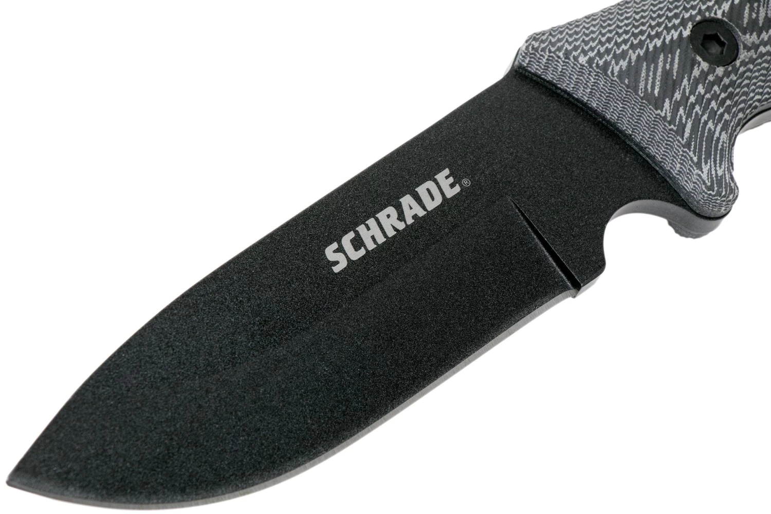Schrade Frontier 5" Fixed Blade SCHF51M Micarta, 1095 Carbon Steel, Cuchillo Fijo Con Piedra De Afilar Y Yesquero 3 Schrade Frontier 5" Fixed Blade SCHF51M Micarta, 1095 Carbon Steel, Cuchillo Fijo Con Piedra De Afilar Y Yesquero - Imagen 3